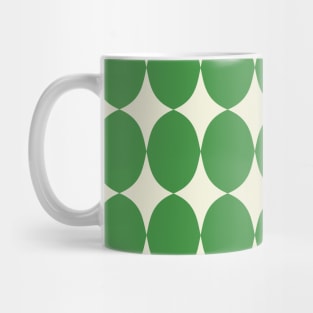 Mid Century Modern Pattern in Green Mug